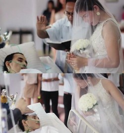 Video Pernikahan Penuh Haru Penderita Kanker yang Menikah di Rumah Sakit