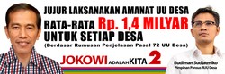 Prabowo-Hatta Janji Rp 1 M per Desa, Jokowi-JK Janjikan Rp 1,4 M