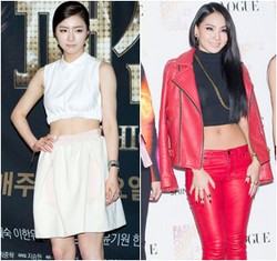 Korean Style: Selebriti Korea Pamer Perut Seksi dengan Crop Top