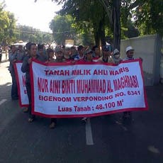 Masuki Tanah Warisan, Ahli Waris Dihadang Sekuriti Grand City