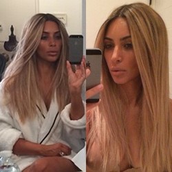 Kim Kardashian Berambut Pirang, Yay or Nay?
