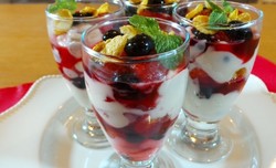 Resep Dessert: Mixed Fruit Semifreddo