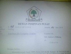 Indra Piliang Pamerkan Surat Peringatan Terakhir dari Golkar