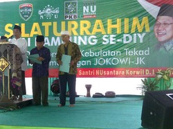 Kiai Kampung se-DIY Deklarasi Dukung Jokowi-JK