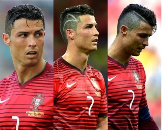 Ronaldo: 1 Assist, 1 Gol (dan 3 Gaya Rambut)