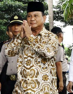 Prabowo Prihatin Anak Kecil Lebih Suka ke Disneyland Ketimbang Borobudur