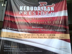 Prabowo-Hatta akan Beri Pemaparan Soal Budaya di TIM