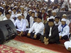 Hadiri Tabligh Akbar di Masjid Istiqlal, Hatta Disambut Aa Gym