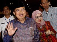 JK Tiba di Lokasi Debat Cawapres
