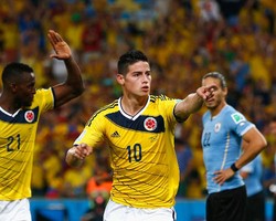 James Rodriguez Dua Gol, Kolombia Pulangkan Uruguay