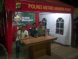 Cegah Tawuran dan Balap Liar, Polsek Tanah Abang Bangun Tenda Mangkal