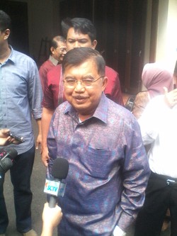 Sebelum ke KPU, JK Pilih Beristirahat di Rumah