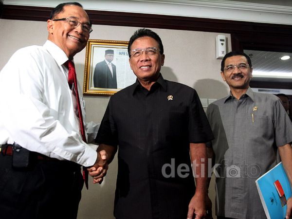 Mendagri dan Menkopolhukam Temui Ketua MPR RI