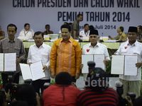 Capres-Cawapres Umumkan Harta Kekayaan