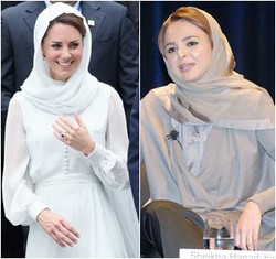 Cantiknya Para Putri Kerajaan Pakai Kerudung: Kate Middeton Hingga Rania