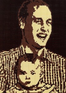 Dari Cokelat Toblerone Jadi Lukisan Pangeran William dan George