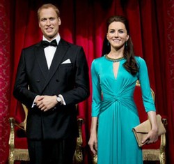 Foto: Ketika Kate Middleton dan Pangeran William Jadi Patung Lilin