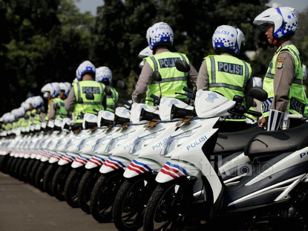 Apel Operasi Ketupat 2014 di Parkir Timur Senayan