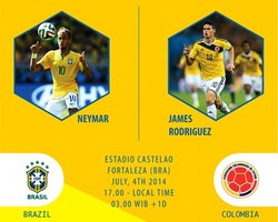 Si Kuning Brasil Lawan Si Kuning Kolombia