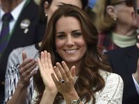 Kate Middleton Sumringah di Wimbledon