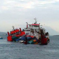 Proses Evakuasi Kapal Karam di Selat Bali Belum Menuai Hasil