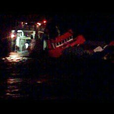 Ini Penampakan Kapal Muat 16 Truk yang Nyaris Tenggelam di Selat Bali