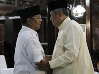 Prabowo Temui SBY di Cikeas