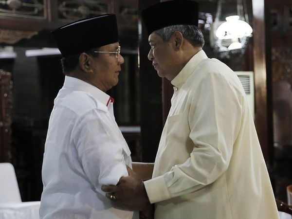 Prabowo Temui SBY di Cikeas