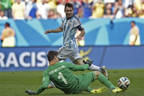 Messi Sedang Sulit Bobol Gawang Courtois