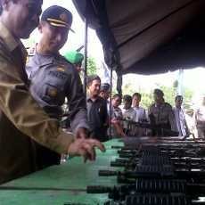 Polisi dan TNI Terjunkan 1.389 Pasukan ke 2.348 TPS di Mojokerto