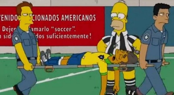 Cedera Neymar Sudah Diramalkan The Simpsons