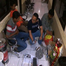 Produksi Petasan, Paman dan Keponakan Diciduk