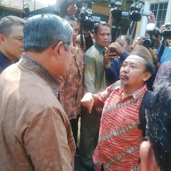 Usai Mencoblos, Presiden SBY Dicegat Pria Asal Semarang