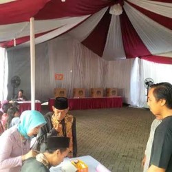 Cek Kondisi Pencoblosan, Kapolres Jaksel Mampir ke TPS Megawati