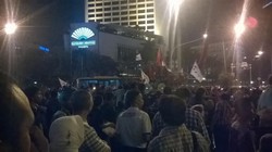 Ratusan Massa Jokowi-JK di Bundaran HI Membubarkan Diri