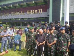 Pantau Pilpres 2014 di Kodam Jaya, Menhan : Sampai Jam Ini Masih Aman