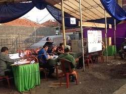 TPS di Ciledug Tak Dijaga Polisi Saat Dibuka