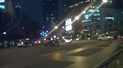 Massa Jokowi-JK Bubarkan Diri, Lalin di Bundaran HI Berangsur Lancar