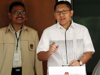 Anas Urbaningrum Nyoblos di Rutan KPK