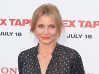 Gaya Cameron Diaz di Premiere Sex Tape