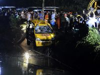 Bus Sekolah Jatuh ke Waduk, 8 Anak TK Tewas