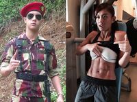 Al Bergaya Kopassus, Agnes Pamer Perut