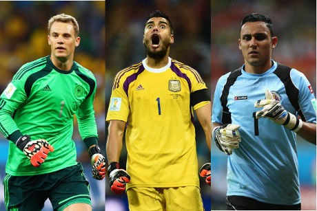 Di Antara Neuer, Romero, dan Navas... Siapa yang Terbaik?
