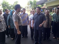 Menko Kesra Tinjau Persiapan Arus Mudik Bersama Polres Brebes