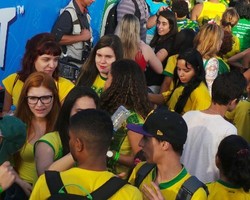 Fans Brasil di Rio de Janeiro Tetap Antusias Sambut Laga Perebutan Posisi Tiga