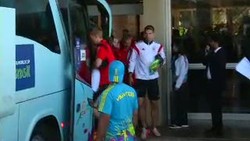 Iring-iringan Skuat Jerman Menuju Stadion Maracana