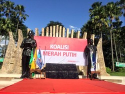 Deklarasi Koalisi Permanen, Elite Parpol Pro Prabowo Padati Tugu Proklamasi