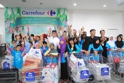 Berbagi Keceriaan di Bulan Ramadan, Carrefour Ajak Anak Yatim Belanja Bareng