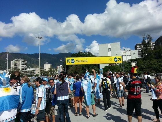 Jerman vs Argentina Dibuka Adu Chant Suporter