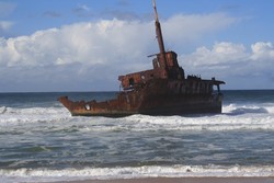 Kapal Kandas yang Jadi Ikon Wisata di Australia